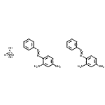 CAS#: 84196-22-5, 4-(Phenyldiazenyl)-1,3-benzenediamine sulfate (2:1)