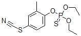 CAS 登录号：84197-37-5， 二乙氧基-(2-甲基-4-硫氰酸基-苯氧基)-巯基-膦烷