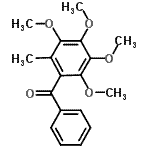 CAS 登录号：842162-25-8， 苯基(2,3,4,5-四甲氧基-6-甲基苯基)甲酮