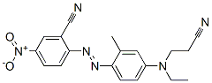 CAS#: 84255-17-4, 2-[[4-[(2-Cyanoethyl)Ethylamino]-o-Tolyl]Azo]-5-Nitrobenzonitrile