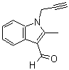 CAS 登录号：842973-82-4， 2-甲基-1-(2-丙炔-1-基)-1H-吲哚-3-甲醛