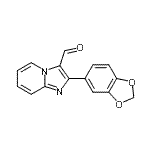 CAS#: 842973-99-3, 2-(1,3-Benzodioxol-5-yl)imidazo[1,2-a]pyridine-3-carbaldehyde