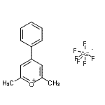 CAS#: 84304-15-4, 2,6-Dimethyl-4-phenylpyrylium hexafluoroarsenate(1-)
