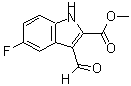 CAS#: 843629-51-6, Methyl 5-fluoro-3-formyl-1H-indole-2-carboxylate