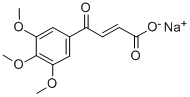 CAS 登录号:84386-13-0, (E)-4-氧代-4-(3,4,5-三甲氧基苯基)-2-丁烯酸钠盐