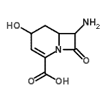 CAS#: 84414-81-3, 7-Amino-4-hydroxy-8-oxo-1-azabicyclo[4.2.0]oct-2-ene-2-carboxylic acid