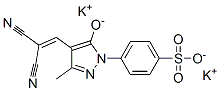CAS#: 84434-33-3, Dipotassium 4-[4-(2,2-Dicyanovinyl)-3-Methyl-5-Oxido-1H-Pyrazol-1-Yl]Benzenesulphonate