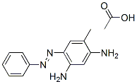 CAS 登录号:84434-41-3, 5-(苯基偶氮)甲苯-2,4-二胺单乙酸盐