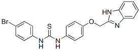 CAS#: 84483-96-5, 3-[4-(1H-Benzoimidazol-2-Ylmethoxy)Phenyl]-1-(4-Bromophenyl)Thiourea