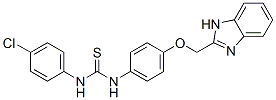 CAS#: 84483-97-6, 3-[4-(1H-Benzoimidazol-2-Ylmethoxy)Phenyl]-1-(4-Chlorophenyl)Thiourea