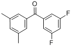 CAS 登录号：844885-22-9， 3,5-二氟-3',5'-二甲基二苯甲酮