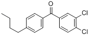 CAS#: 844885-30-9, 4-n-Butyl-3',4'-Dichlorobenzophenone