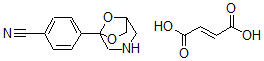 CAS#: 84509-14-8, 4-(6,8-Dioxa-3-azabicyclo(3.2.1)oct-5-yl)benzonitrile (Z)-2-butenedioate (1:1)