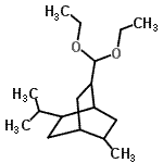 CAS#: 84522-31-6, 2-(Diethoxymethyl)-7-isopropyl-5-methylbicyclo[2.2.2]octane