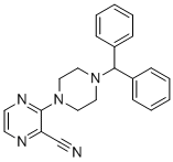 CAS#: 845266-31-1, 3-(4-Benzhydrylpiperazino)Pyrazine-2-Carbonitrile