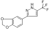 CAS#: 845266-32-2, 3-(1,3-Benzodioxol-5-Yl)-5-(Trifluoromethyl)-1H-Pyrazole