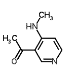 CAS#: 84575-46-2, 1-[4-(Methylamino)-3-pyridinyl]ethanone