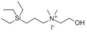 CAS#: 84584-65-6, N-(2-Hydroxyethyl)-N,N-Dimethyl-3-(Triethylsilyl)-1-Propanaminium Iodide