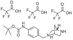 CAS#: 845866-71-9, (1S,4S)-(+)-[4-(2,5-Diaza-Bicyclo[2.2.1]Hept-2-Ylmethyl)-Phenyl]-Carbamic Acid Tert-Butyl Ester di(trifluoromethylacetate)
