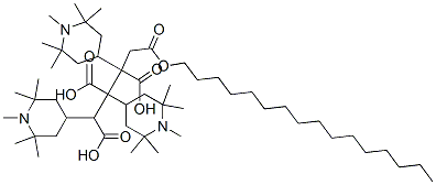 CAS#: 84696-73-1, 1,2,3,4-Butanetetracarboxylicacid 1-Hexadecyl 2,3,4-Tris(1,2,2,6,6-Pentamethyl-4-Piperidinyl) Ester