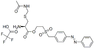 CAS#: 84712-95-8, 2-((p-(Phenylazo)Benzyl)Sulphonyl)Ethyl S-(Acetamidomethyl)-L-Cysteinate Mono(Trifluoroacetate)
