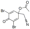 CAS#: 84713-43-9, 1-(Acetyloxy)-3,5-Dibromo-4-Oxo-2,5-Cyclohexadiene-1-Acetonitrile