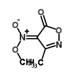 CAS 登录号：84735-86-4， (E)-3-甲基-4-(甲基-乙酰基i-硝基)-5(4H)-异恶唑酮