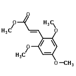 CAS#: 847646-83-7, Methyl (2E)-3-(2,4,6-trimethoxyphenyl)acrylate