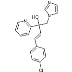CAS 登录号：847670-66-0， (3E)-4-(4-氯苯基)-1-(1H-咪唑-1-基)-2-(2-吡啶基)-3-丁烯-2-醇