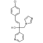 CAS#: 847670-71-7, (3E)-4-(4-Chlorophenyl)-1-(1H-imidazol-1-yl)-2-(3-pyridinyl)-3-buten-2-ol