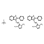 CAS 登录号：84787-88-2， 二{1,4-二甲基-5-[(E)-(2-苯基-1H-吲哚-3-基)偶氮]-1H-1,2,4-三唑-4-鎓}硫酸盐