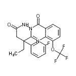 CAS#: 848027-54-3, 2-(3-fluorophenyl)-N-[4-oxo-2-propyl-8-(trifluoromethoxy)quinazolin-3-yl]acetamide