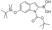 CAS#: 848357-99-3, 2-Borono-6-[[(1,1-Dimethylethyl)Dimethylsilyl]Oxy]-1H-Indole-1-Carboxylic Acid 1-(1,1-Dimethylethyl) Ester