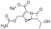 CAS#: 84845-58-9, (5R)-3-[[(Aminocarbonyl)Oxy]Methyl]-6b-[(R)-1-Hydroxyethyl]-7-Oxo-4-Thia-1-Azabicyclo[3.2.0]Hept-2-Ene-2-Carboxylic Acid Sodium Salt