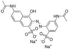 CAS#: 84852-31-3, Disodium 6-(Acetylamino)-3-[[5-(Acetylamino)-2-Sulphonatophenyl]Azo]-4-Hydroxynaphthalene-2-Sulphonate