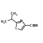 CAS#: 848555-18-0, 2-Isopropyl-1,3-thiazole-4-carbonitrile