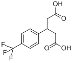 CAS 登录号：848611-89-2， 3-[4-(三氟甲基)苯基]戊烷二酸