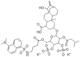 CAS#: 84872-88-8, 6'-O-Dansyl-gamma-Aminobutyryl Atractyloside