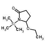 CAS#: 84891-52-1, 5-Ethoxy-1-(trimethylsilyl)-2-pyrrolidinone