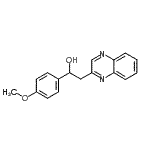 CAS#: 849021-36-9, 1-(4-Methoxyphenyl)-2-(2-quinoxalinyl)ethanol