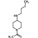 CAS#: 849021-41-6, 1-{4-[(2-Methoxyethyl)amino]-1-piperidinyl}ethanone