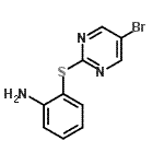CAS#: 849021-43-8, 2-[(5-Bromo-2-pyrimidinyl)sulfanyl]aniline