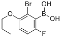 CAS 登录号：849052-20-6， B-(2-溴-6-氟-3-丙氧基苯基)-硼酸
