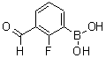 CAS 登录号：849061-98-9， 2-氟-3-甲酰基苯硼酸