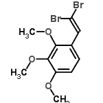 CAS#: 849186-15-8, 1-(2,2-Dibromovinyl)-2,3,4-trimethoxybenzene