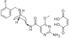 CAS#: 84936-80-1, 2-Amino-N-(8-(2-Fluorobenzyl)-3-beta-Nortropanyl)-4-Methoxy-5-Pyrimidinecarboxamide