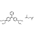 CAS#: 84962-80-1, N-[4-[[4-(diethylamino)phenyl]phenylmethylene]-2,5-cyclohexadien-1-ylidene]-N-ethyl-Ethanaminium butanedioate (1:1)