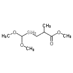 CAS#: 84962-95-8, Methyl 3-[(dimethoxymethyl)silyl]-2-methylpropanoate