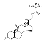 CAS#: 84963-41-7, 3,11,20-Trioxopregn-4-en-21-yl pivalate