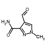 CAS#: 84999-37-1, 4-Formyl-1-methyl-1H-pyrazole-3-carboxamide